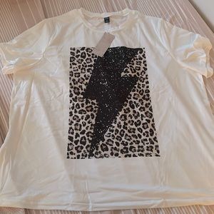 Brand New With Tags 4X Cheetah TShirt